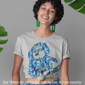 Angel Undercover Blue Camo – Regular Tee