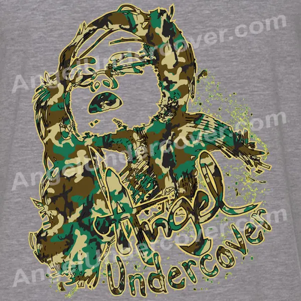 Angel Undercover Camo –  Regular Tee - Image 2