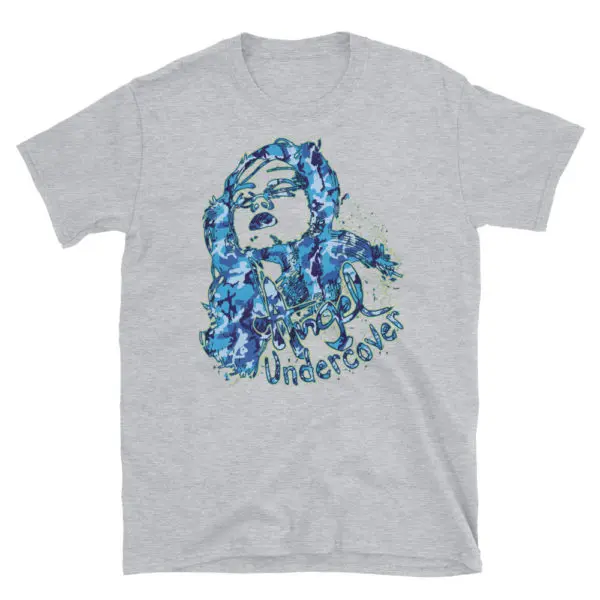 Angel Undercover Blue Camo – Regular Tee - Image 3