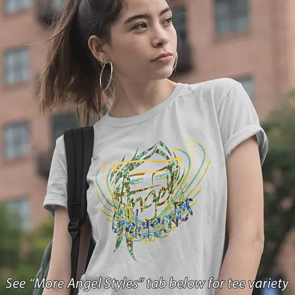 Angel Undercover Eyes Spy  – Regular Tee - Image 6