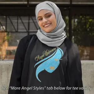 Angel Undercover Blue Sketch – Regular Tee