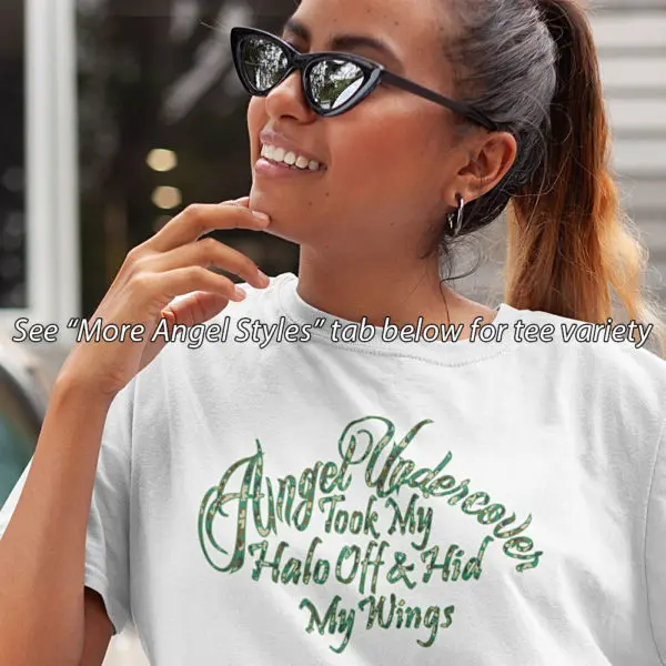 Angel Undercover Halo Off  Camo – Regular Tee