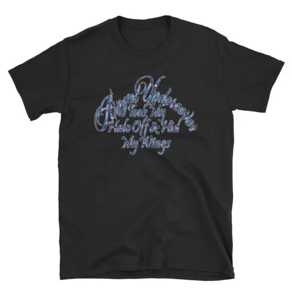 Angel Undercover Halo Off Blue Camo – Regular Tee - Image 3