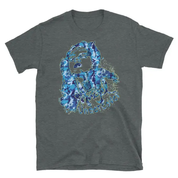 Angel Undercover Blue Camo – Regular Tee - Image 7