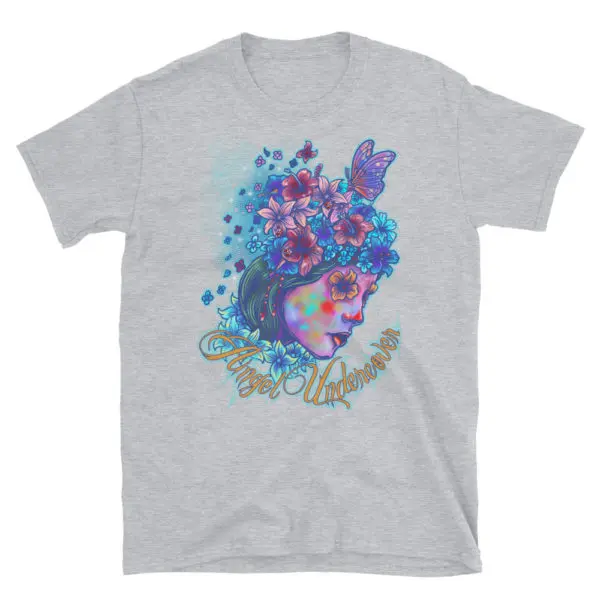 Angel Undercover Flower – Regular Tee - Image 8
