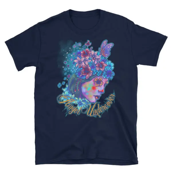 Angel Undercover Flower – Regular Tee - Image 4