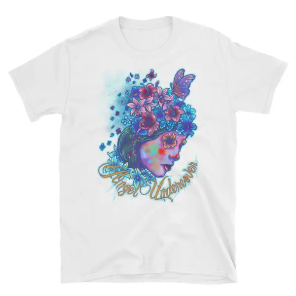Angel Undercover Flower – Regular Tee - Image 3