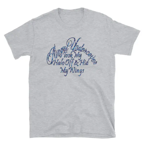 Angel Undercover Halo Off Blue Camo – Regular Tee - Image 7