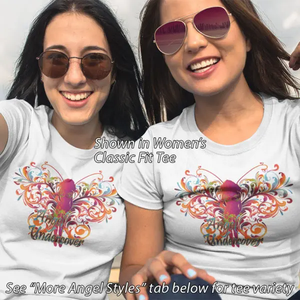 Angel Undercover Butterfly – Regular Tee - Image 6